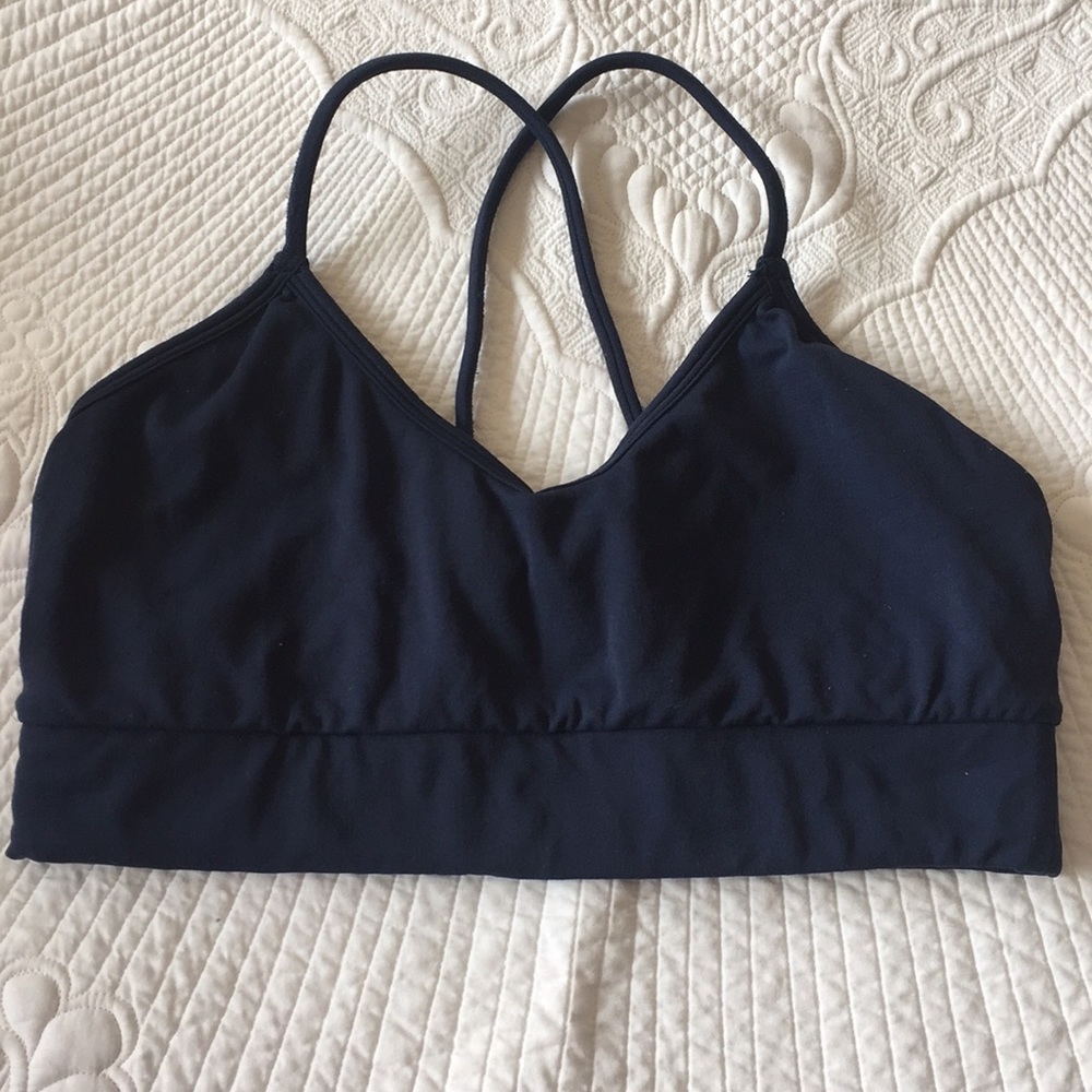 Fabletics Navy sports bra
